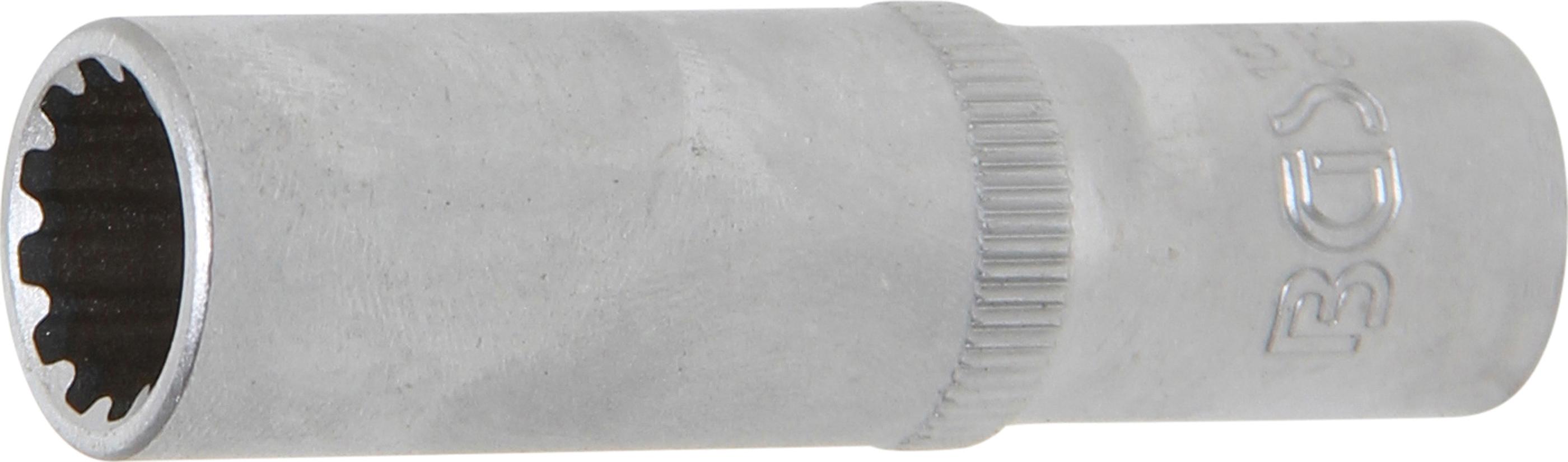 Steckschlüssel-Einsatz Gear Lock, tief | Antrieb Innenvierkant 10 mm (3/8") | SW 12 mm