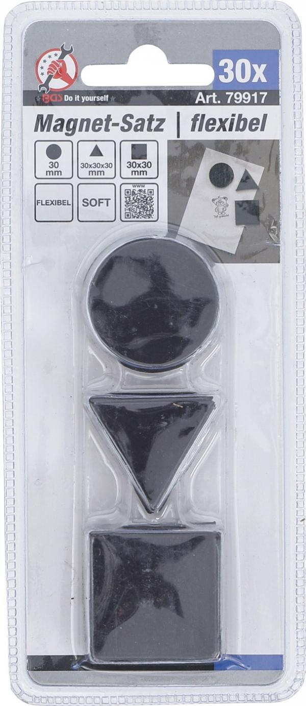Magnet-Satz | flexibel | 30-tlg.