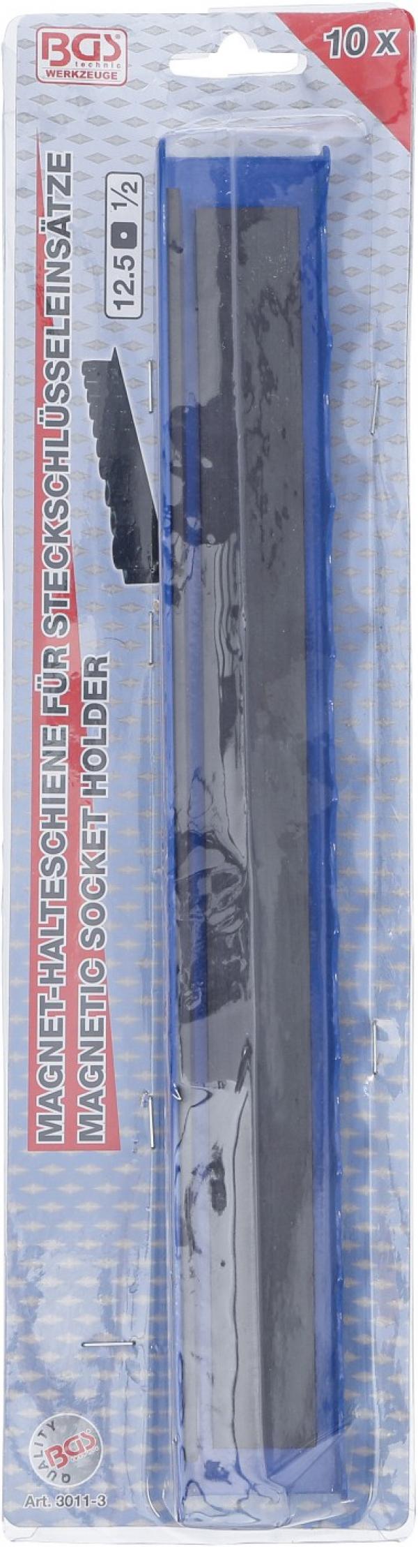 Halteschiene für Steckschlüssel-Einsätze | magnetisch | für Antrieb 12,5 mm (1/2")