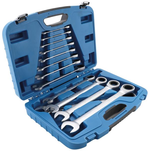 Ratschenring-Maulschlüssel-Satz | SW 8 - 32 mm | 13-tlg.