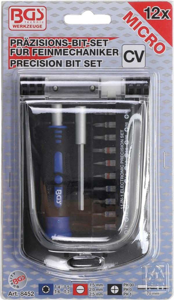 Präzisions-Schraubendreher-Satz | für Elektroniker | 11-tlg.