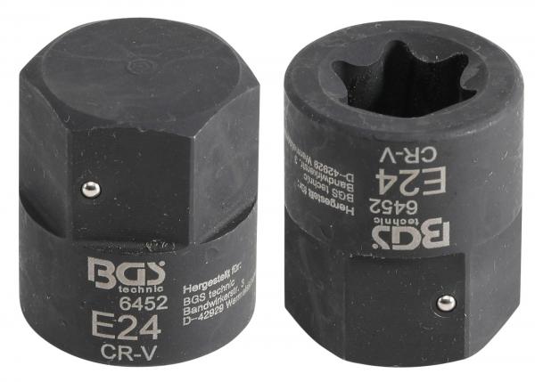 Bremssattel-Einsatz | E-Profil (für Torx) | für MAN TGA | Antrieb Außensechskant 30 mm | SW E24