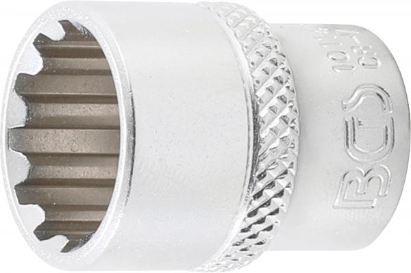 Steckschlüssel-Einsatz Gear Lock | Antrieb Innenvierkant 6,3 mm (1/4") | SW 14 mm