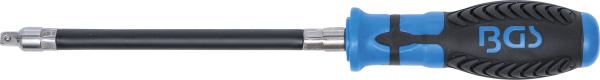 Schraubendreher mit flexiblem Rundgriff | Außenvierkant 6,3 mm (1/4")