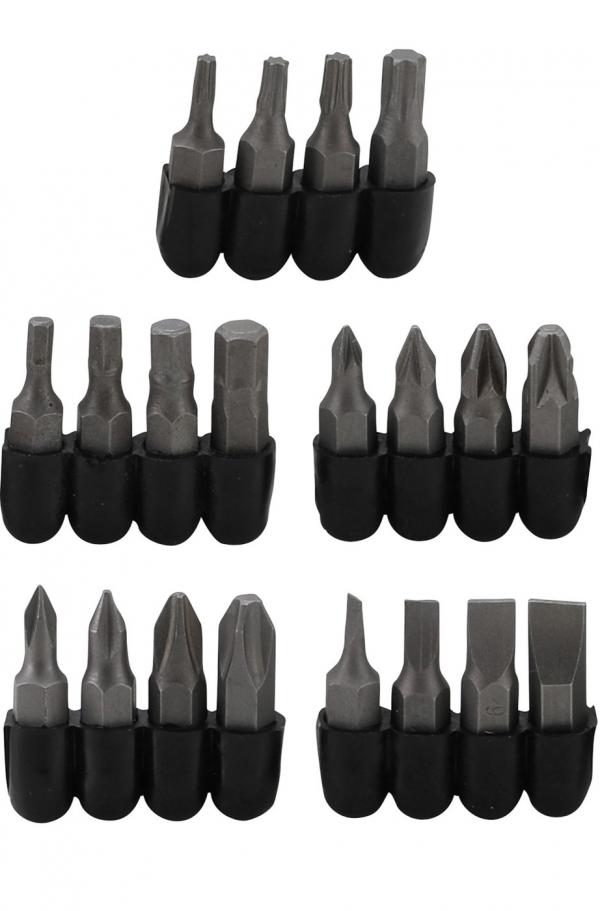 Bit-Satz | Antrieb Außensechskant 6,3 mm (1/4") | 20-tlg.