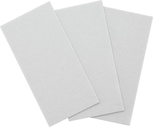 Filzgleiter | Platten | weiß | 100 x 200 mm | 3-tlg.