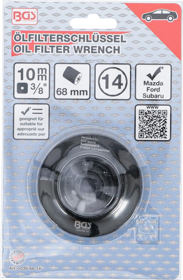 Ölfilterschlüssel | 14-kant | Ø 68 mm | für Ford, Mazda, Subaru