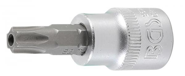 Bit-Einsatz | Antrieb Innenvierkant 10 mm (3/8") | T-Profil (für Torx) mit Bohrung T45