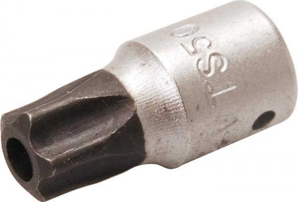 Bit-Einsatz | Antrieb Innenvierkant 6,3 mm (1/4") | TS-Profil (für Torx Plus) mit Bohrung TS50