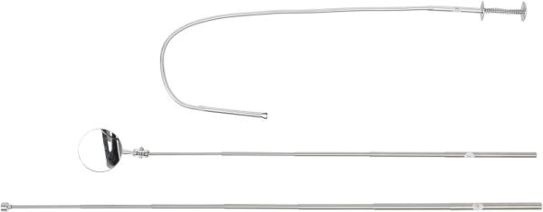 Magnetheber- / Krallengreifer- und Inspektionsspiegel-Satz | 3-tlg.