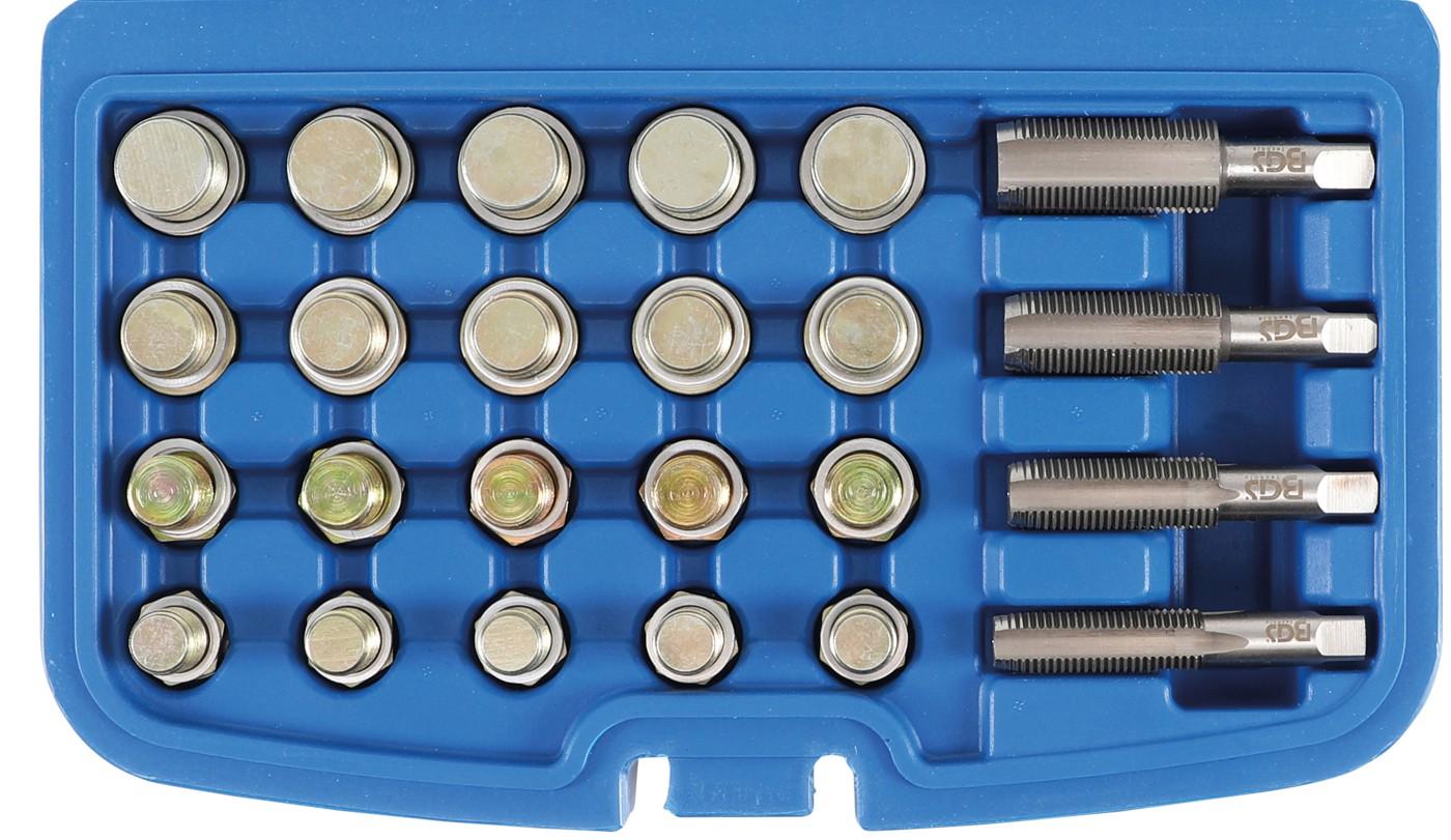 Reparatursatz für Öl-Ablass-Gewinde | 64-tlg.