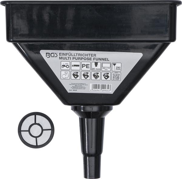 Einfülltrichter | schwere Ausführung | 260 x 170 mm