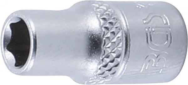 Steckschlüssel-Einsatz Sechskant | Antrieb Innenvierkant 6,3 mm (1/4") | SW 6 mm