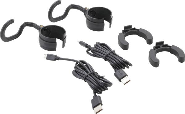 COB-LED-Motorhauben-Leuchte mit Akku & Expanderhalterung | 2 COB-LED Arbeits-Handleuchten