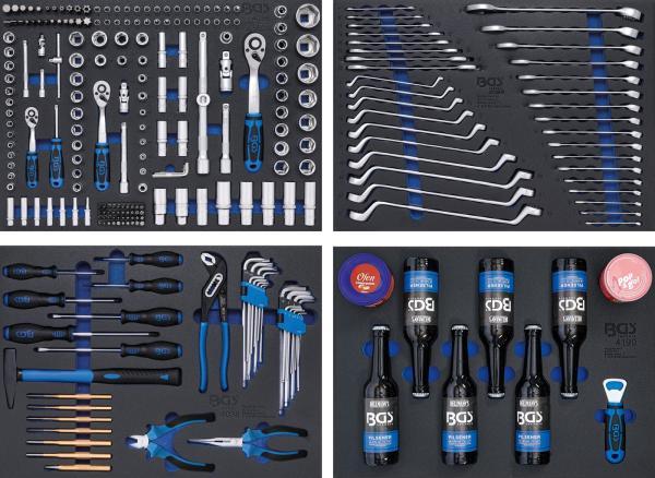 Werkstattwagen | 8 Schubladen | mit 263 Werkzeugen