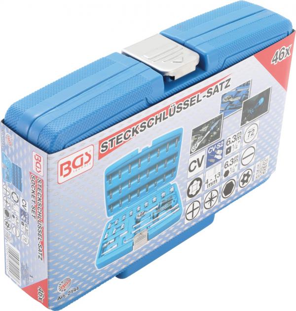 Steckschlüssel-Satz | Antrieb 6,3 mm (1/4") | 46-tlg.