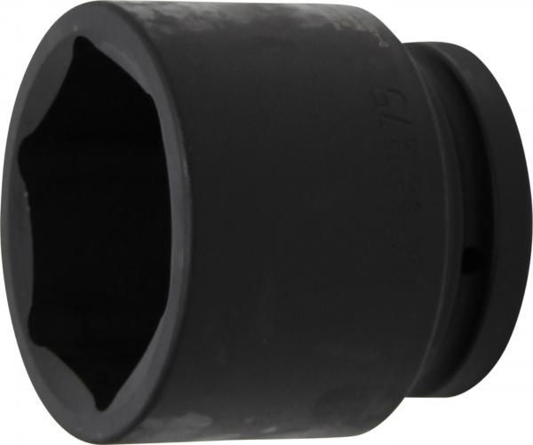 Kraft-Steckschlüssel-Einsatz Sechskant | Antrieb Innenvierkant 25 mm (1") | SW 75 mm