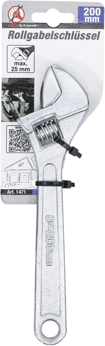 Rollgabelschlüssel | 200 mm | 25 mm