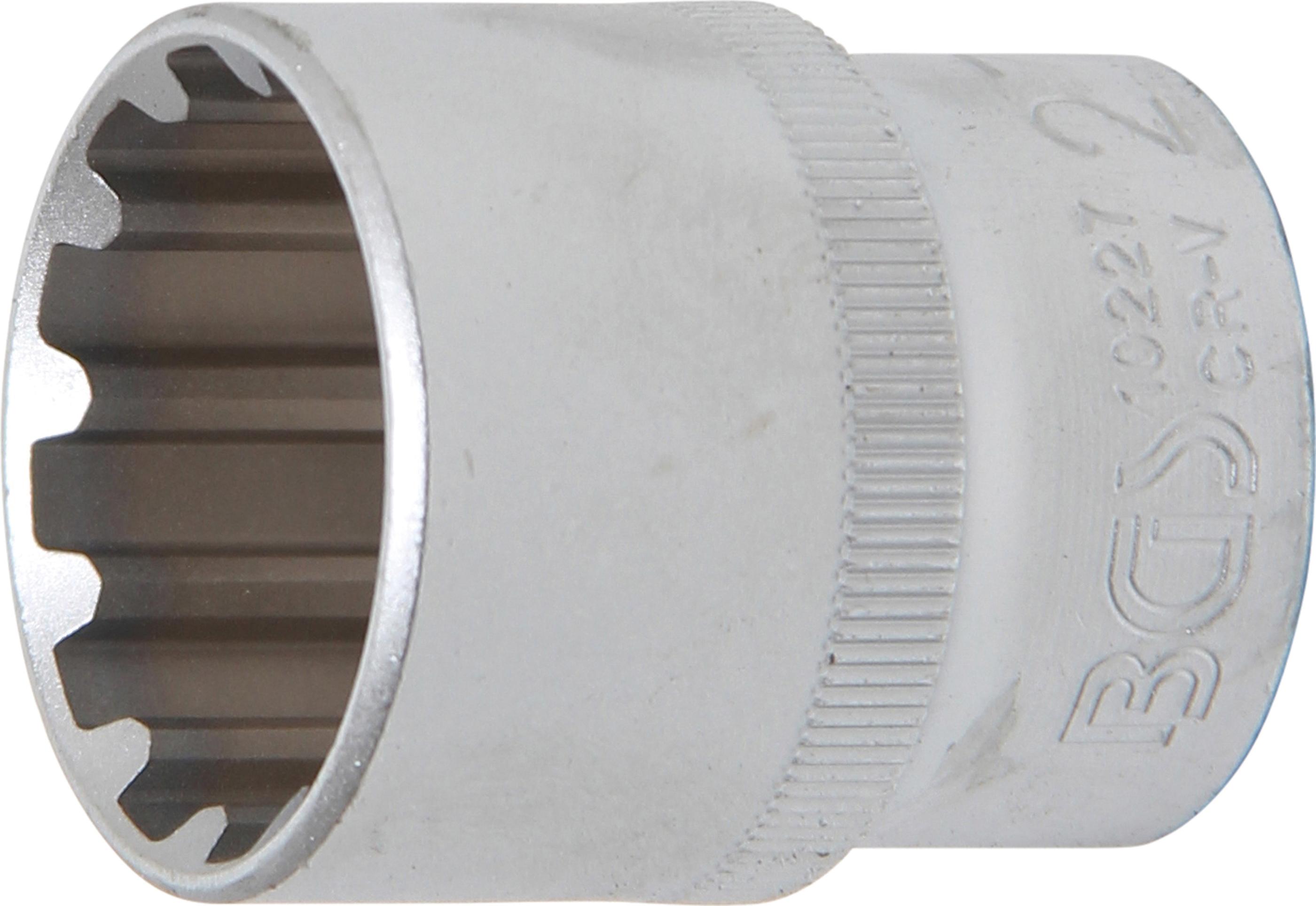 Steckschlüssel-Einsatz Gear Lock | Antrieb Innenvierkant 12,5 mm (1/2") | SW 27 mm