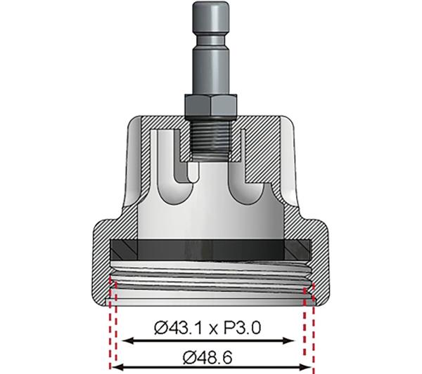 Adapter 20 für Art. 8027, 8098 | für Saab Ecopower