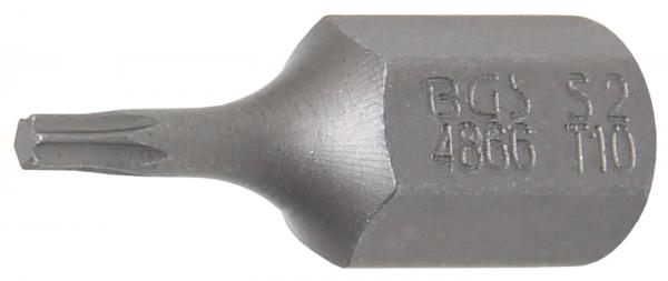 Bit | Antrieb Außensechskant 10 mm (3/8") | T-Profil (für Torx) T10