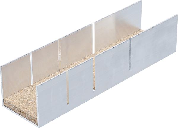 Aluminium-Gehrungslade | 245 x 65 x 55 mm