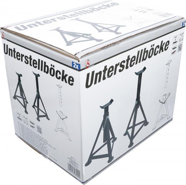 Unterstellböcke | Traglast 3000 kg / Paar | Hub 335 - 500 mm | 1 Paar