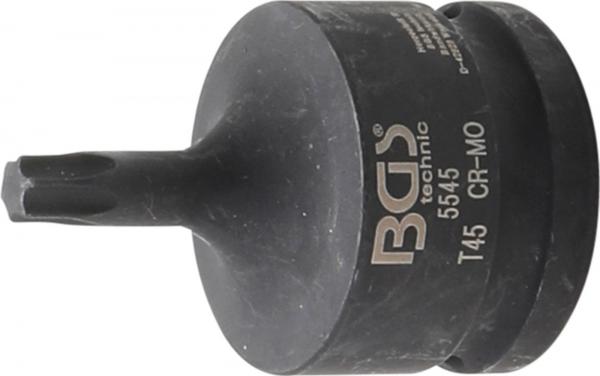 Kraft-Bit-Einsatz | Antrieb Innenvierkant 20 mm (3/4") | T-Profil (für Torx) T45