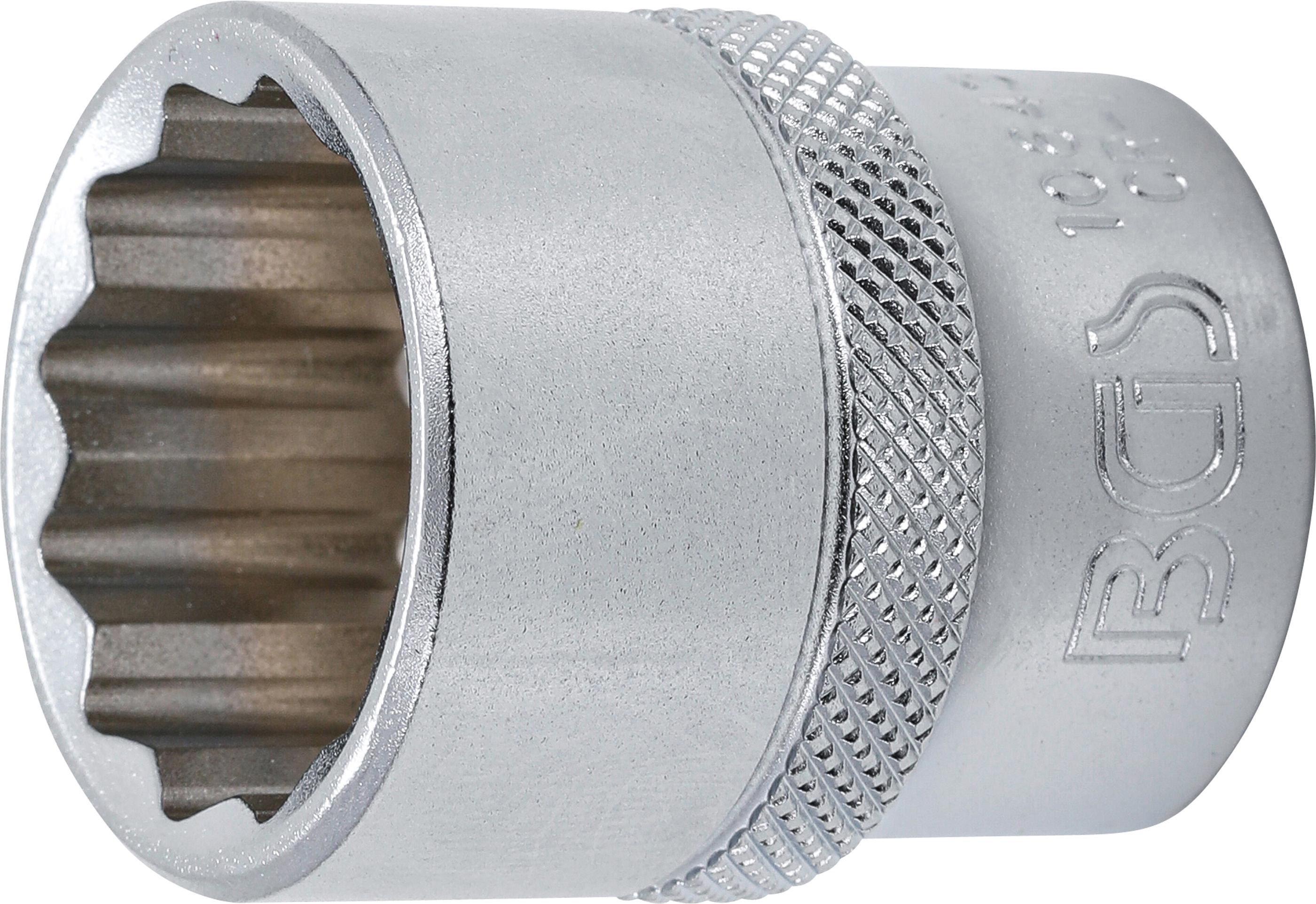 Steckschlüssel-Einsatz Zwölfkant | Antrieb Innenvierkant 12,5 mm (1/2") | SW 23 mm