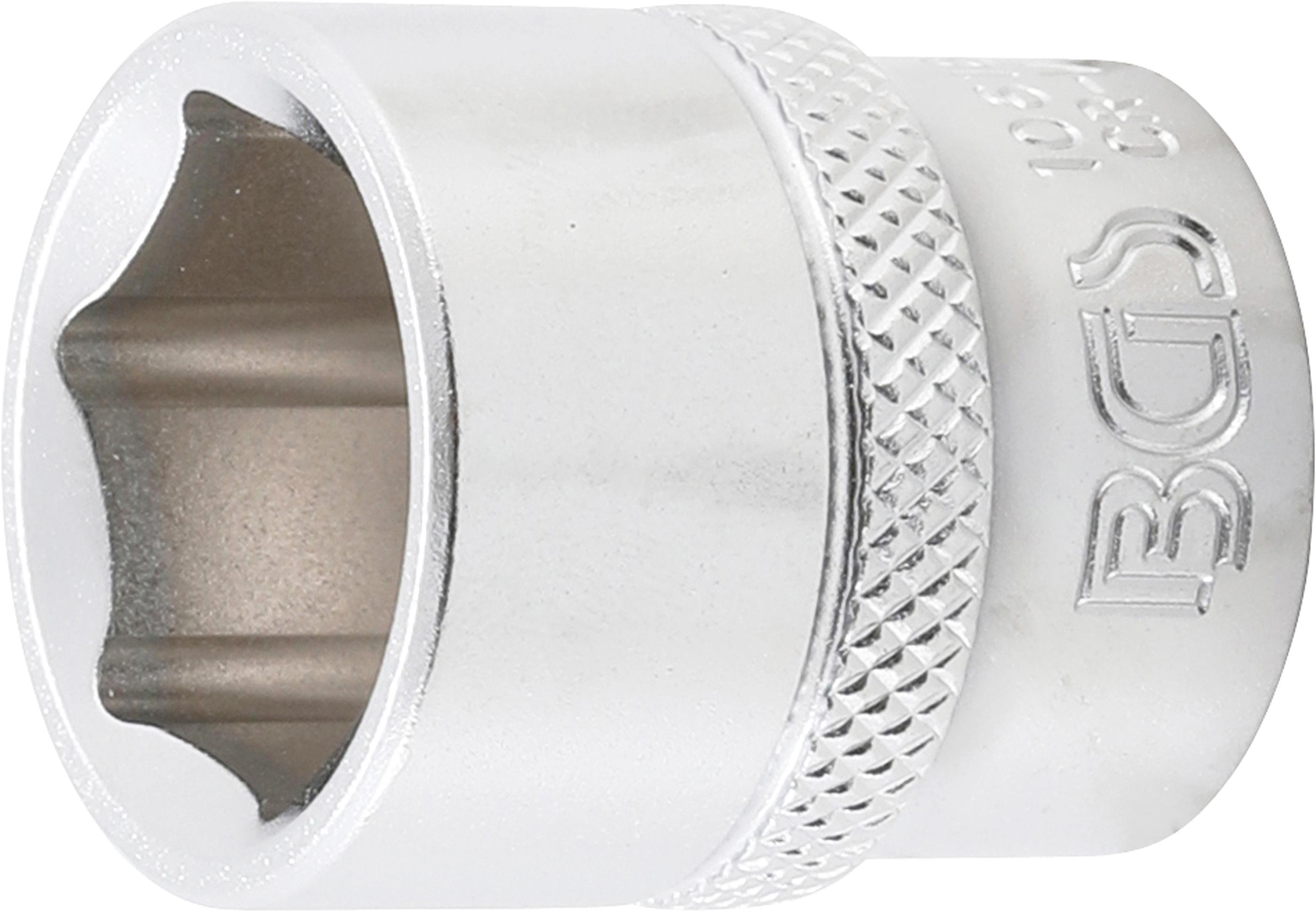 Steckschlüssel-Einsatz Sechskant | Antrieb Innenvierkant 10 mm (3/8") | SW 18 mm