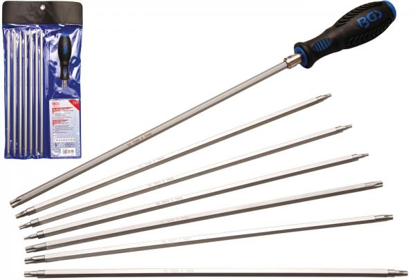 Schraubendreher-Satz mit Wechselklingen | T-Profil (für Torx) / TS-Profil (für Torx Plus) | 8-tlg.