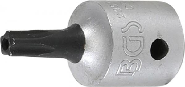 Bit-Einsatz | Antrieb Innenvierkant 6,3 mm (1/4") | TS-Profil (für Torx Plus) mit Bohrung TS20