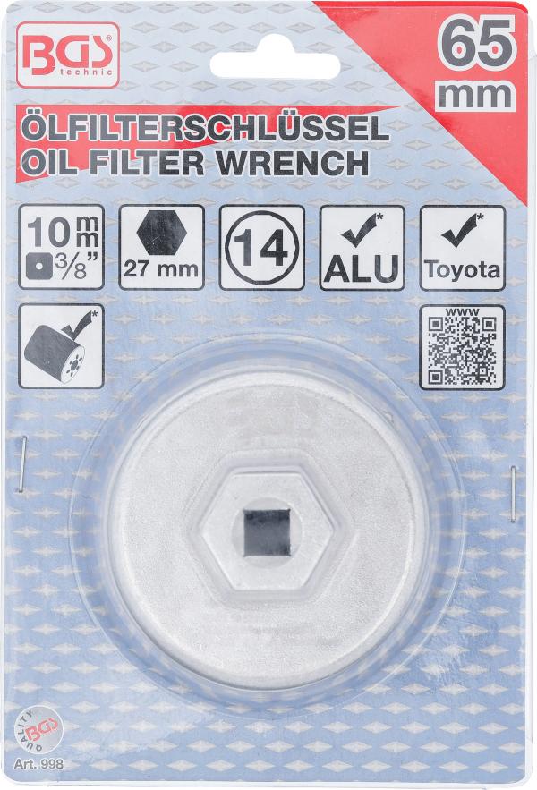Ölfilterschlüssel | 14-kant | Ø 65 mm | für Toyota