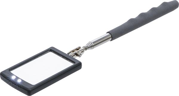 LED-Teleskop-Inspektionsspiegel | 290 - 876 mm