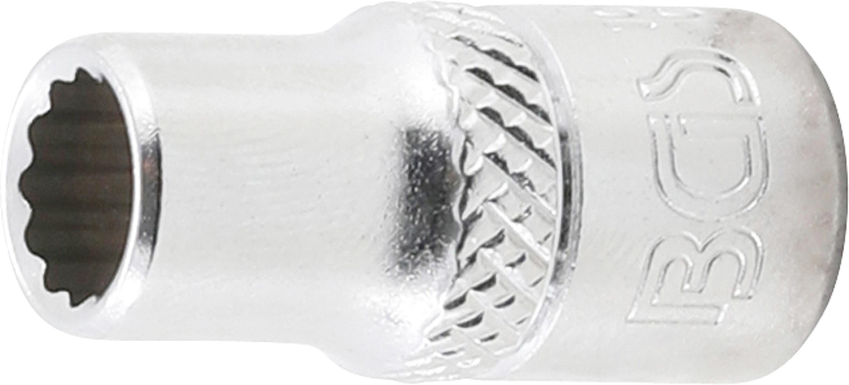 Steckschlüssel-Einsatz Zwölfkant | Antrieb Innenvierkant 6,3 mm (1/4") | SW 1/4"