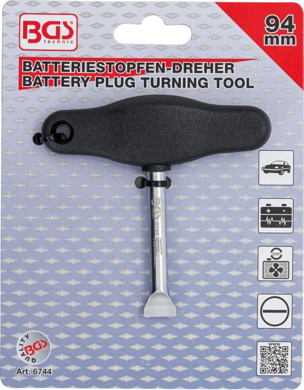 Batteriestopfen-Dreher | mit T-Griff