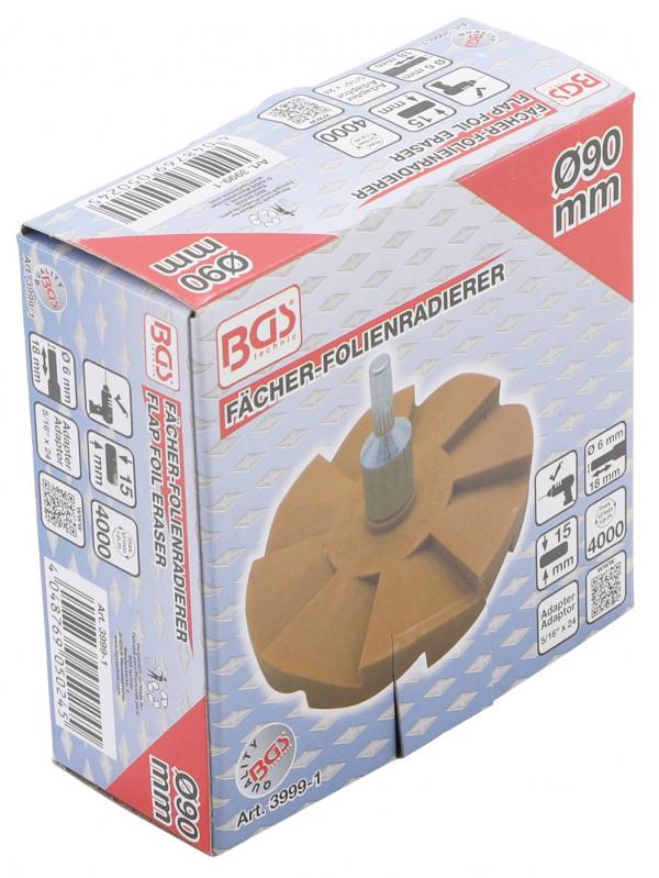 Fächer-Folienradierer | Ø 90 mm