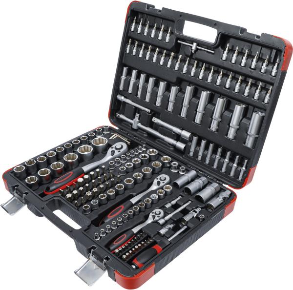 Steckschlüssel-Satz | Antrieb 6,3 mm (1/4") / 10 mm (3/8") / 12,5 mm (1/2") | 172-tlg.