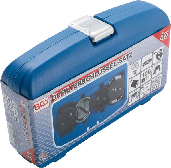 Ölfilterschlüssel-Satz | Ø 60 - 80 / 80 - 96 mm | 4-tlg.