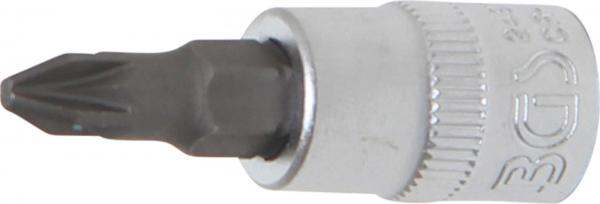Bit-Einsatz | Antrieb Innenvierkant 6,3 mm (1/4") | Kreuzschlitz PZ2
