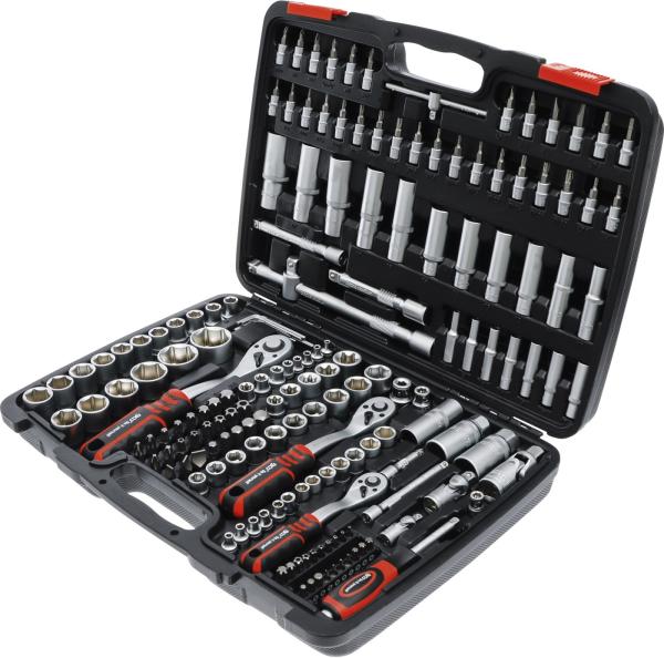 Steckschlüssel-Satz | Antrieb 6,3 mm (1/4") / 10 mm (3/8") / 12,5 mm (1/2") | 172-tlg.