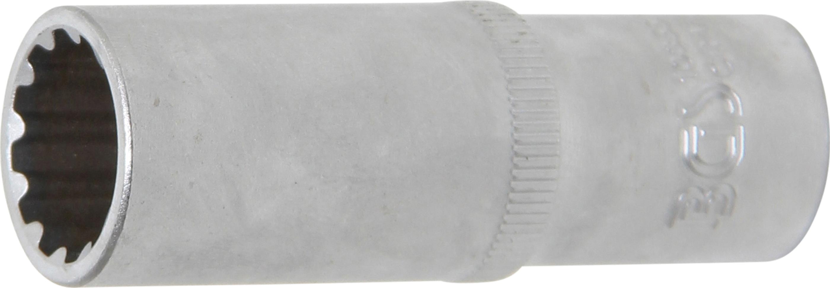 Steckschlüssel-Einsatz Gear Lock, tief | Antrieb Innenvierkant 10 mm (3/8") | SW 15 mm