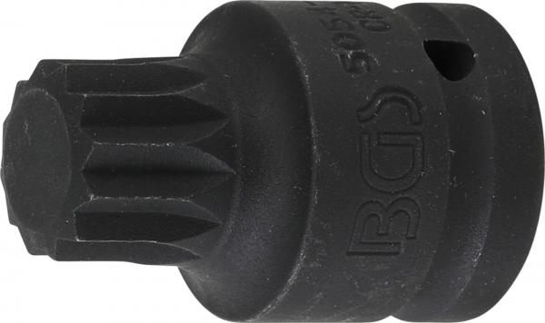 Kraft-Bit-Einsatz | Antrieb Innenvierkant 20 mm (3/4") | Innenvielzahn (für XZN) M24
