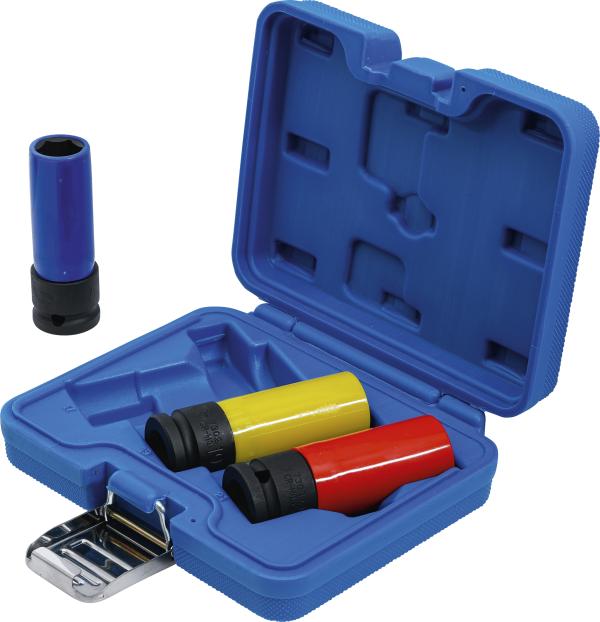 Kraft-Schoneinsatz-Satz | Antrieb innenvierkant 12,5 mm (1/2") | SW 17 / 19 / 21 mm | 3-tlg.