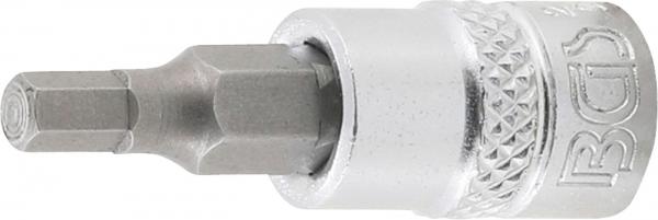 Bit-Einsatz | Antrieb Innenvierkant 6,3 mm (1/4") | Innensechskant 5/32"