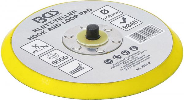 Klett-Teller für Art. 9345 | Ø 150 mm