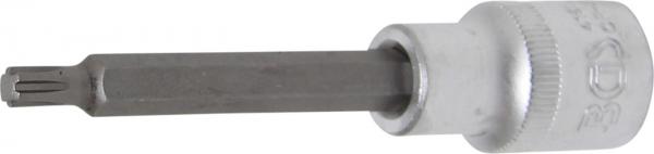 Bit-Einsatz | Länge 100 mm | Antrieb Innenvierkant 12,5 mm (1/2") | Keil-Profil (für RIBE) M6