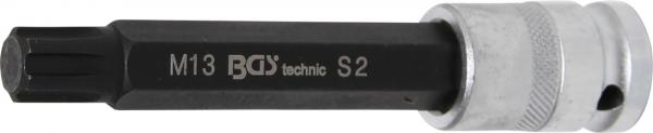Bit-Einsatz | Länge 120 mm | Antrieb Innenvierkant 12,5 mm (1/2") | Keil-Profil (für RIBE) M13