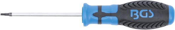 Schraubendreher | T-Profil (für Torx) mit Bohrung T8 | Klingenlänge 80 mm