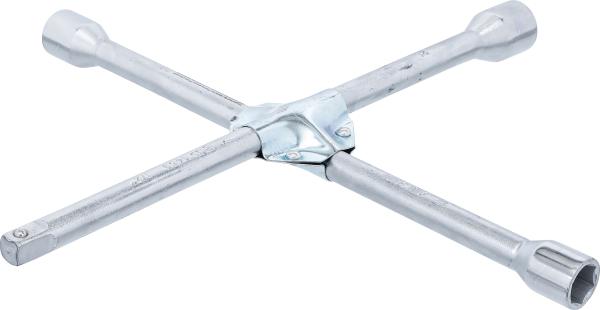 Rad-Kreuzschlüssel | für Pkw | Vierkant | SW 17 x 19 x 21 x 12,5 mm (1/2")